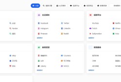 多语言简洁网址导航单页HTML源码