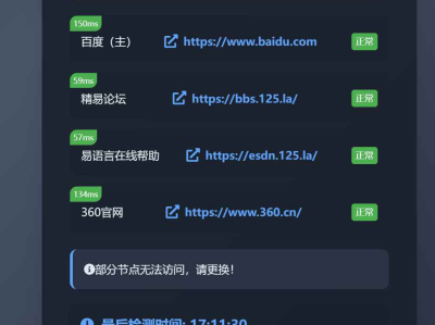 全新UI网址发布页源码