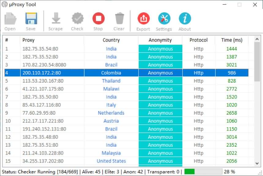 μProxyTool代理IP获取工具  第1张