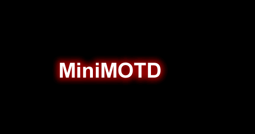 [1.8.X-1.18.X]MiniMOTD-拥有RGB渐变的颜色效果插件  第1张
