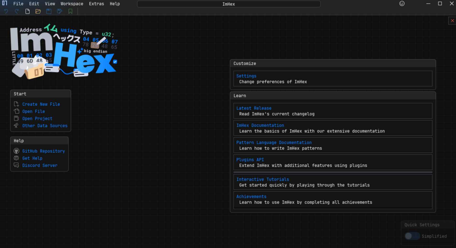 ImHex(十六进制编辑器) v1.38.0 多语便携版  第1张