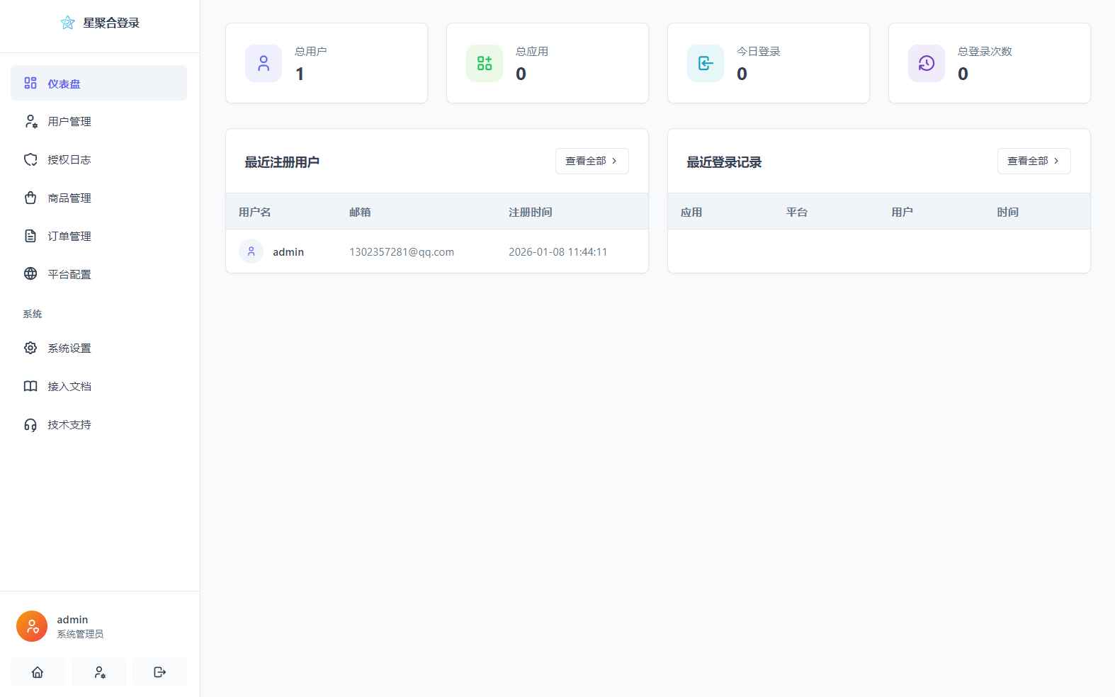 聚合登录系统源码  第4张