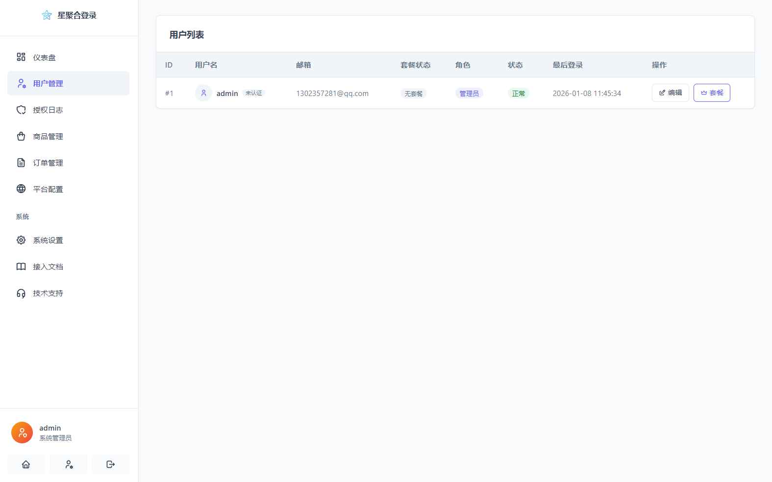 聚合登录系统源码  第5张